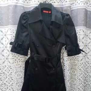 Elle Black Trench coat / raincoat